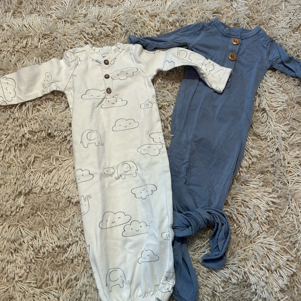 Blue and White Sleep Sacks